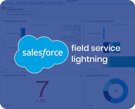 Case study of Salesforce Feld Service Lightning