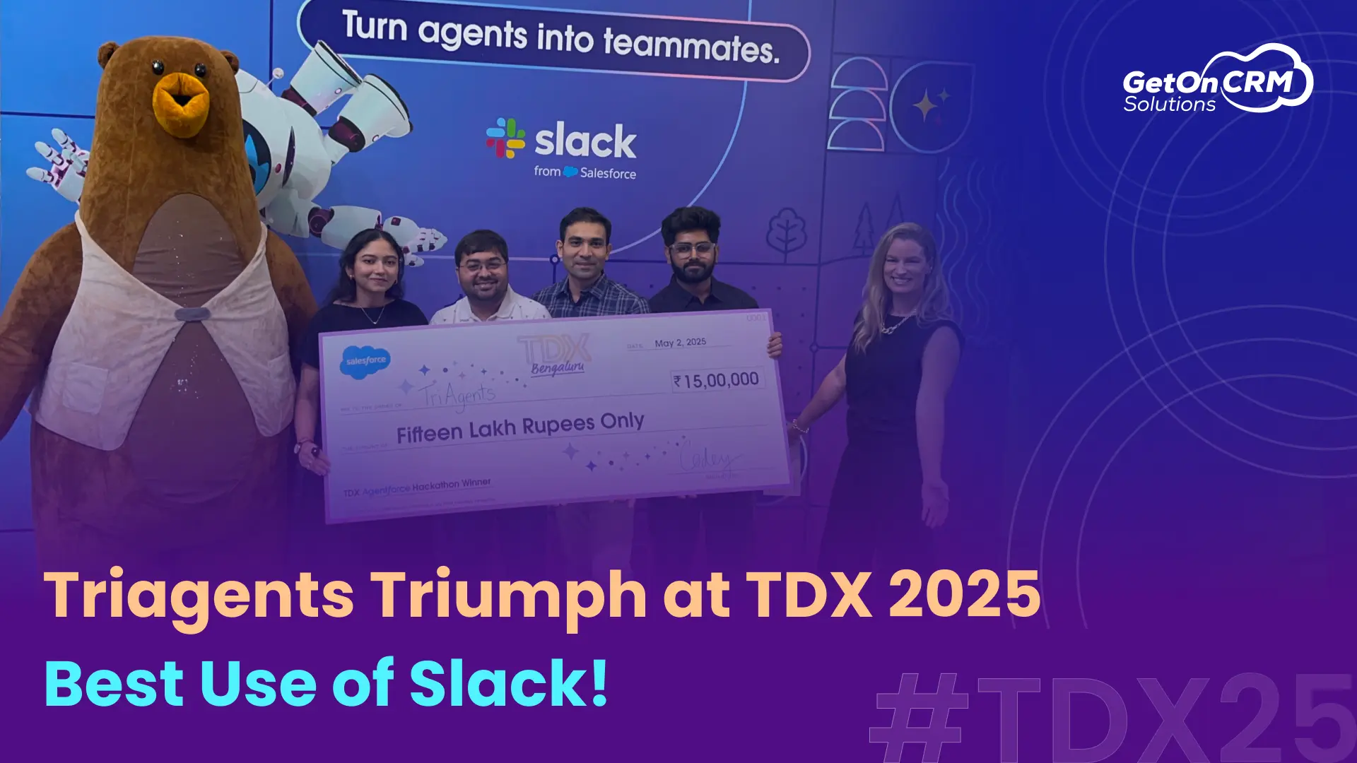 Triagents Triumph at TDX 2025
