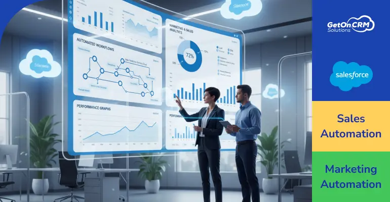 Salesforce sales and marketing automation driving business growth in 2025 with AI-powered workflows