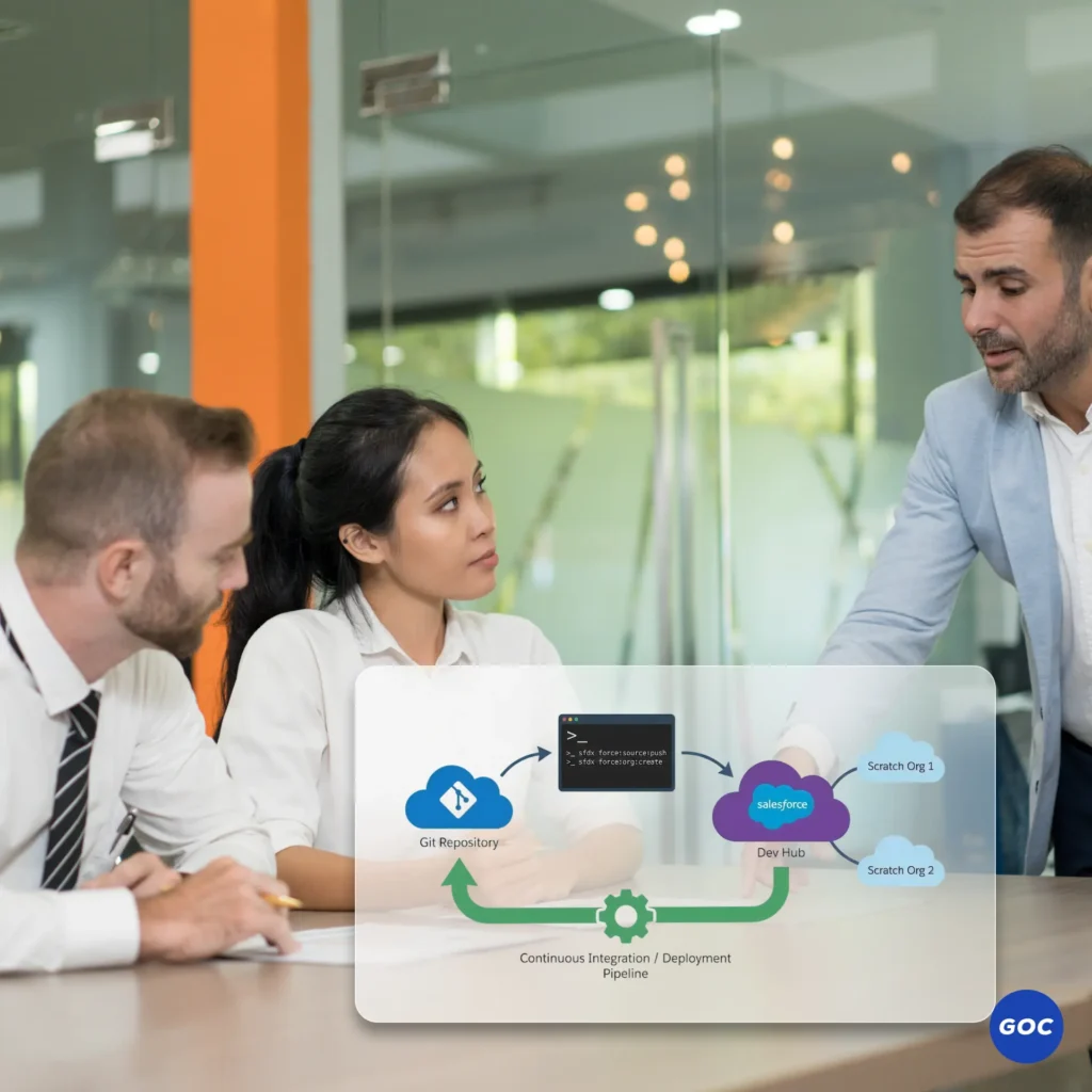 Diagram of Salesforce Second-Generation Managed Packages architecture