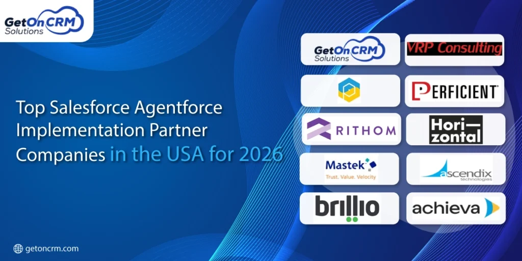 Top Salesforce Agentforce Implementation Partner Companies in the USA for 2026