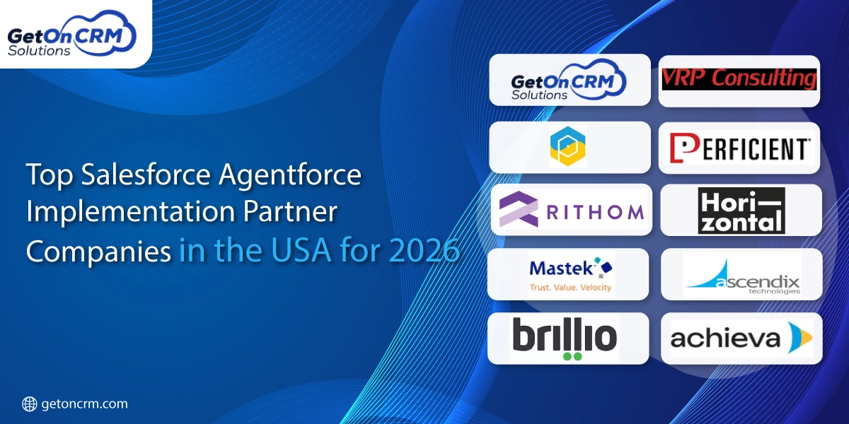Top Salesforce Agentforce Implementation Partner Companies in the USA for 2026