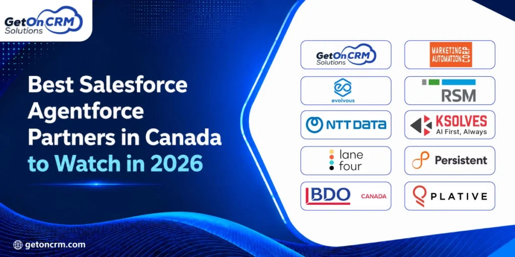 Best Salesforce Agentforce Partners in Canada to Watch in 2026