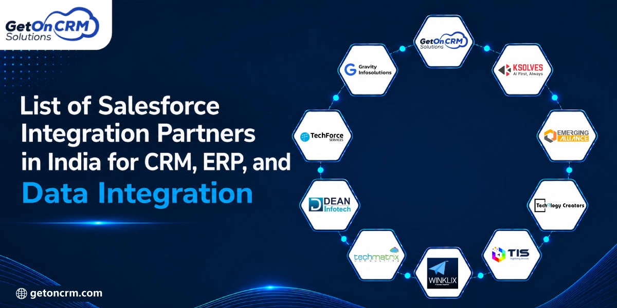 List of Salesforce Integration Partners in India for CRM, ERP, and Data Integration